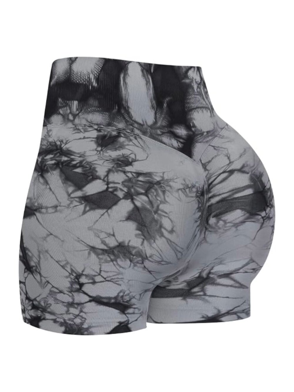 Women's High Waisted Seamless Butt Lifting Shorts, Size Medium